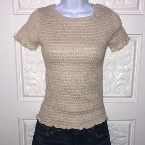 Freshman Women’s New Smocked Stretch Top S